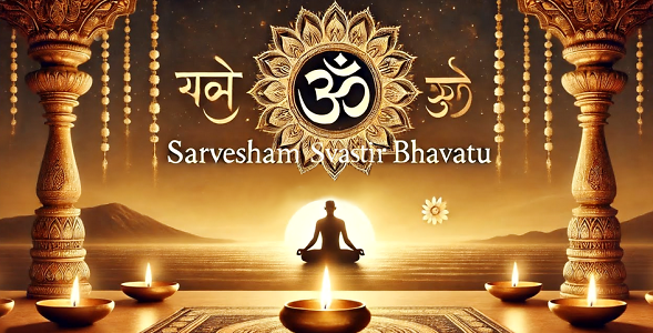 Shanti mantra - Sarveṣāṁ Svastir Bhavatu